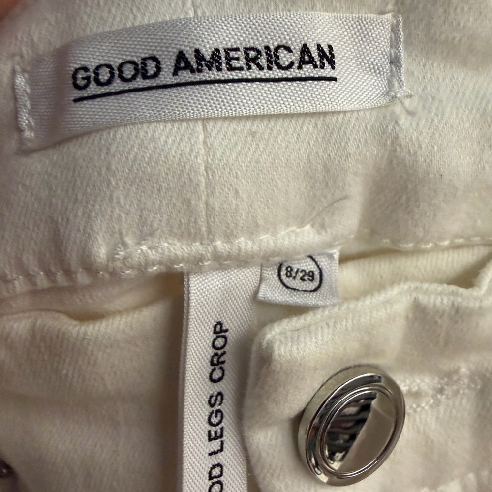 Good American women’s white  Slim Jeans